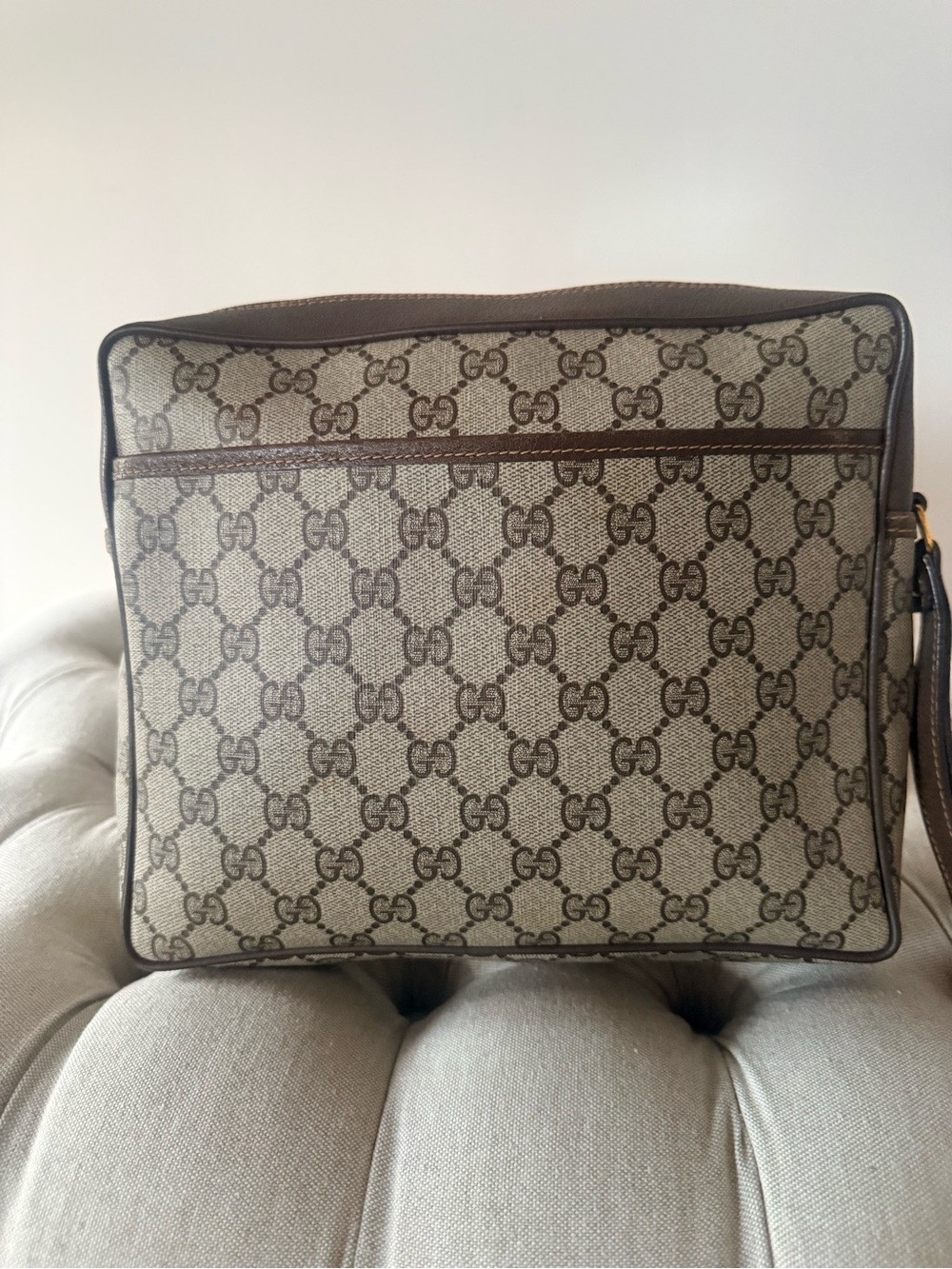 Vintage Gucci Accessory Collection GG Supreme Clutch Bag - Pristine 1980’s - Picture 2 of 16